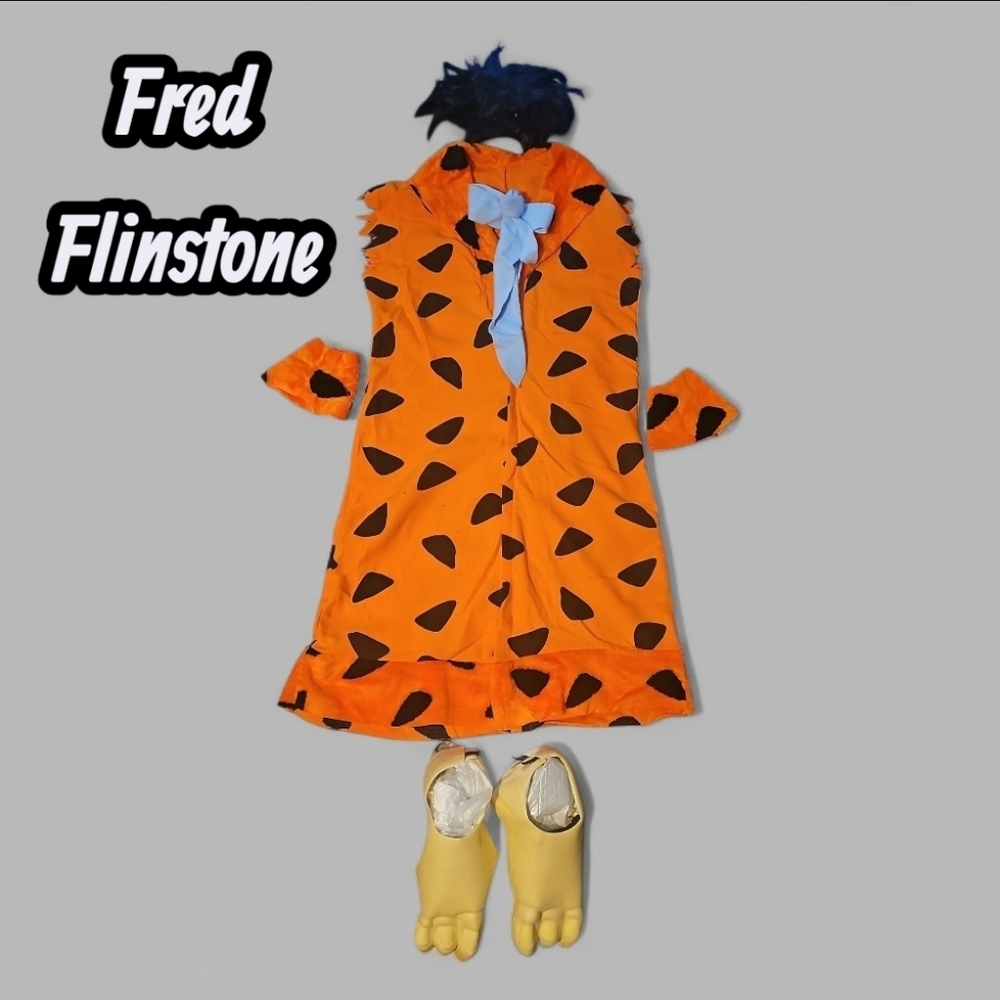 Fred Flintstone Adult Costume - Picture 2 of 9
